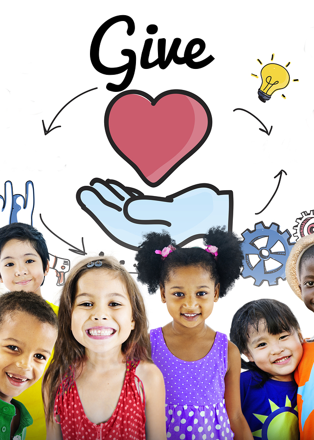 Students in a service learning class