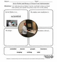 Genius Plaza Javier Rubio Clinical Trial Administrator Worksheets