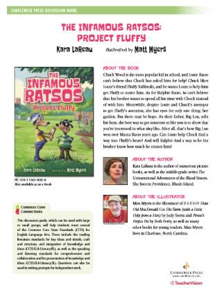 The Infamous Ratsos: Project Fluffy Book Discussion Guide