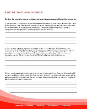 Exercise: What Would You Do?