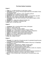 The Great Gatsby Vocabulary Lists & Quizzes