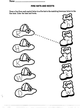 Fire Hats and Boots: Practicing Capital Letters