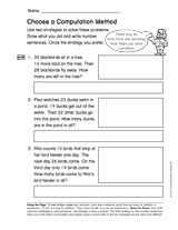 Choose a Computational Method (Gr. 2)
