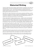 Historical Writing