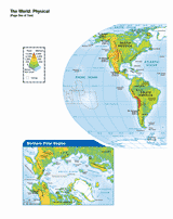 Physical Map of the World