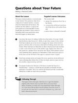 Questions About Your Future: Writing a Personal Letter