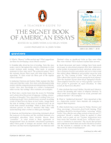 The Signet Book of American Essays