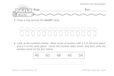 Math Warm-Up 24 for Gr. 1 & 2: Numbers and Numeration