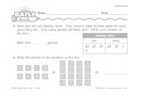 Math Warm-Up 84 for Gr. 1 & 2: Operations