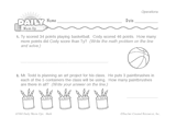 Math Warm-Up 95 for Gr. 1 & 2: Operations