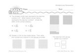 Math Warm-Up 45 for Gr. 3 & 4: Numbers and Numeration