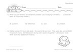 Math Warm-Up 80 for Gr. 3 & 4: Operations
