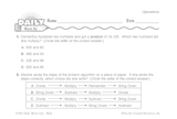 Math Warm-Up 53 for Gr. 5 & 6: Operations