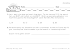 Math Warm-Up 78 for Gr. 5 & 6: Operations