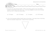 Math Warm-Up 138 for Gr. 5 & 6: Measurement & Geometry