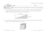 Math Warm-Up 143 for Gr. 5 & 6: Measurement & Geometry
