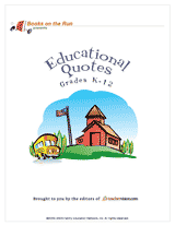 Educational Quotes Printable Book (K-12)
