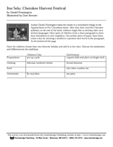 Itse Selu: Cherokee Harvest Festival Activity