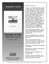 September 11, 2001: Attack on New York City Teacher's Guide
