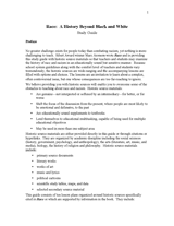 Race: A History Beyond Black and White Teaching Guide