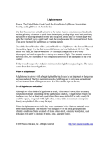 Lighthouses of Australia