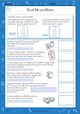 Mixed Operations Word Problems V