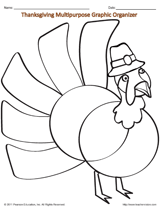 Thanksgiving Multipurpose Graphic Organizer