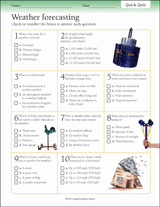 Weather Forecasting Quiz