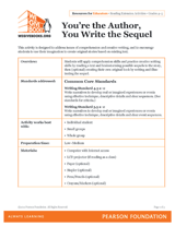 You're the Author, You Write the Sequel