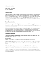Call Me By My Name Curriculum Guide