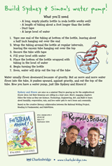 Sydney & Simon: Full STEAM Ahead DIY Water Pump Instructions